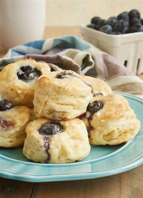 Glazed Blueberry Cream Cheese Biscuits Bake Or Break