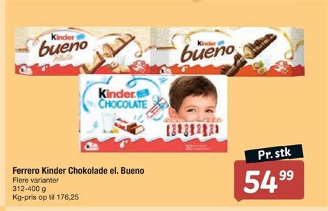 Ferrero Kinder Chokolade El Bueno Tilbud Hos Fakta Tyskland