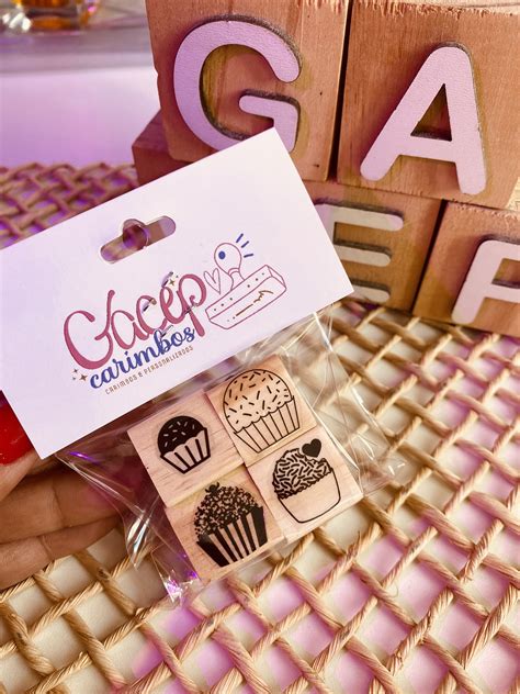 Kit Carimbos Brigadeiros Gacep Carimbos Personalizados