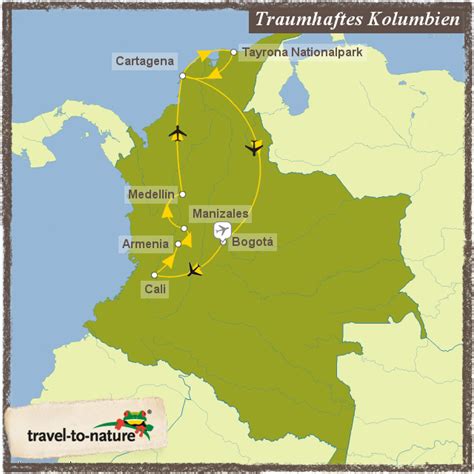 Stepmap Traumhaftes Kolumbien Landkarte Für Kolumbien