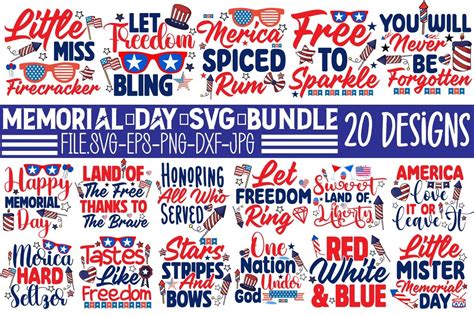 Memorial Day SVG Bundle Memorial SVG Graphic By SimaCrafts Creative