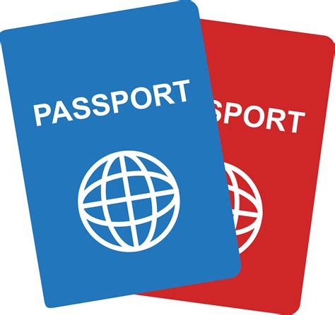 Two Realistic International Passports Id Passport For Identification