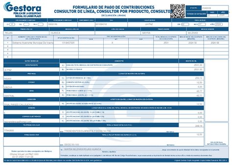 Formulario Pago Gestora Publica Formulario De Pago De