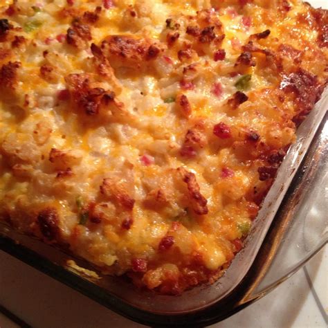 Cheesy Ham And Hash Brown Casserole Recipe Allrecipes