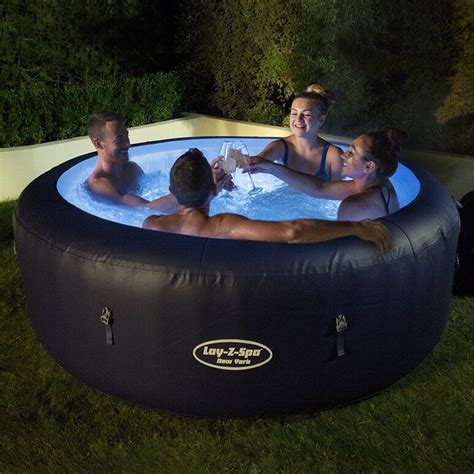 Lay Z Spa New York Person Hot Tub With Remote Control Led Lights New In Box For Sale From