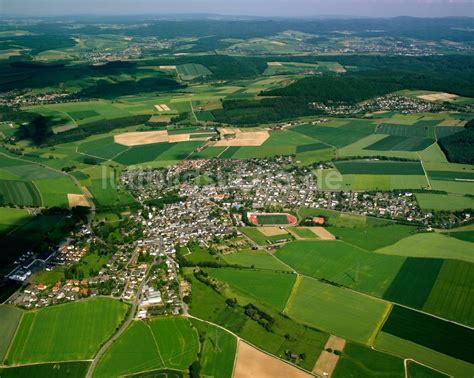 Kirberg Aus Der Vogelperspektive Ortsansicht Am Rande Von