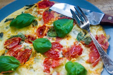 Tomate Mozzarella Omelette Natürlich Lecker