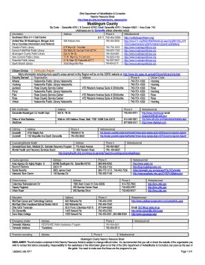 Fillable Online Drc Ohio Muskingum County Ohio Department Of