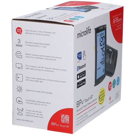 Microlife Blutdruckmessger T A Touch Bluetooth St Redcare Apotheke