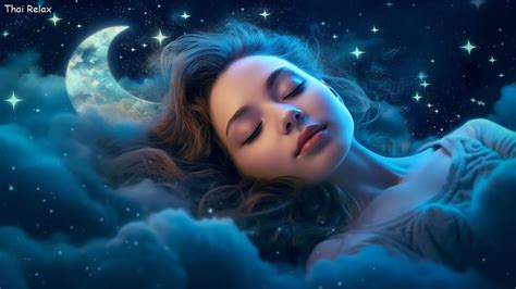 【deep Sleep】relaxing Sleep Music And Night Nature Sounds Soft Crickets Beautiful Relaxing