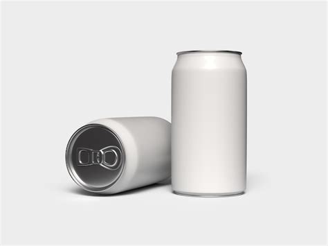 Premium Photo Beer Coke Soda Or Energy Drink Can Mock Up Blank