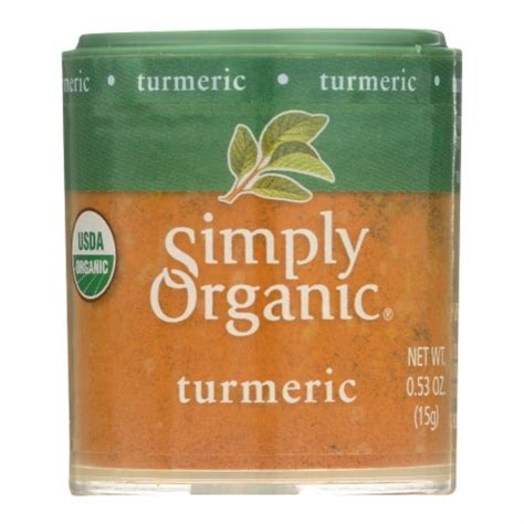 Simply Organic Turmeric Root Organic Ground 6 Ct 53 Oz Frys Food