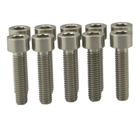 DIN912 Titanium Hexagon Socket Head Cap Screws Hex Head Titanium Allen