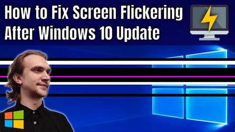 How To Fix Screen Flickering After Windows 10 Update YouTube