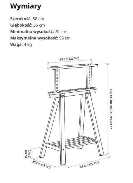 Biurko Ikea Blat Stal Nierdzewna X Warszawa Bielany Olx Pl