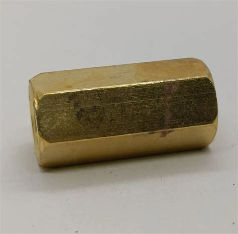 Mm Golden Brass Hex Bushing At Rs Kg Brass Hex Bushing In