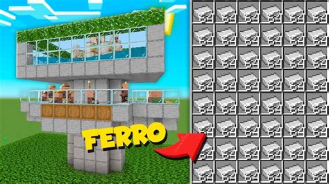 A Melhor Farm De Ferro Para Minecraft Bedrock Do Minecraft E