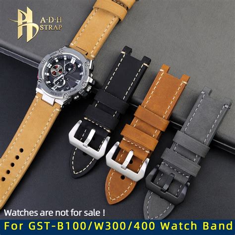 Bracelet De Montre En Cuir V Ritable Pour Hommes Mm Connecteur