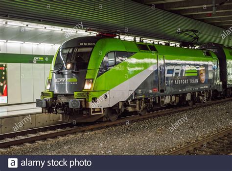 View Of Cat City Airport Train Transit Train From Vienna Airport To