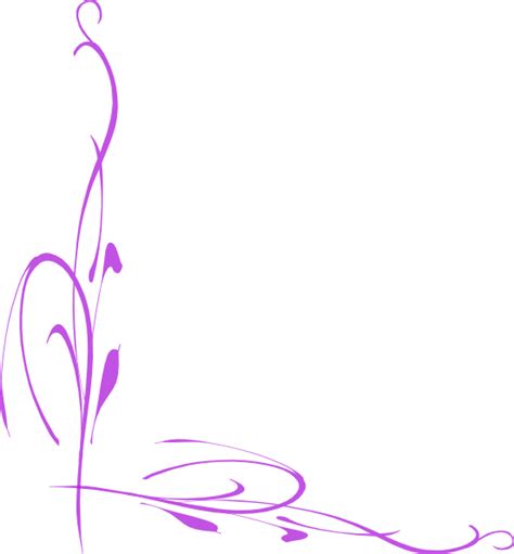 Purple Vine Clip Art At Vector Clip Art Online Royalty