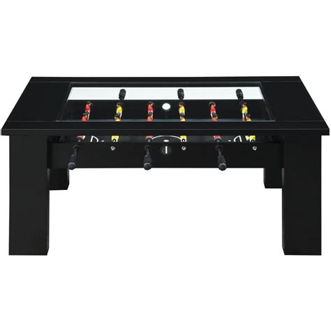 Hanover Foosball Coffee Table In Black HGFB02 BLK The Home Depot