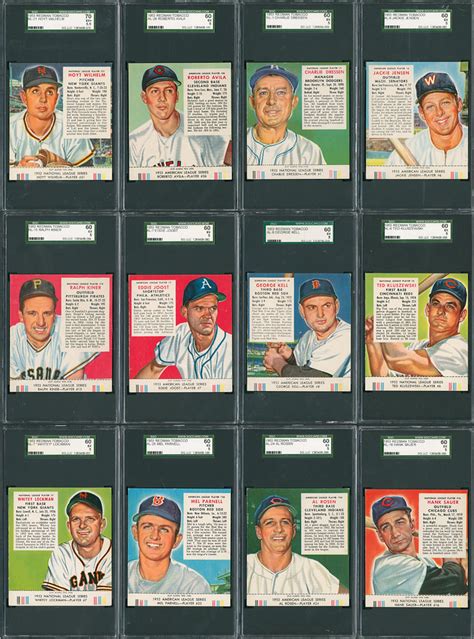 Red Man Tobacco Complete Sgc Graded Set Rr Auction