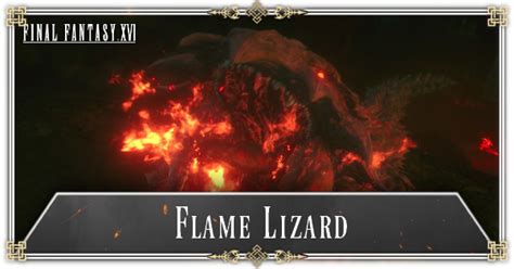 How To Beat Flame Lizard Final Fantasy Ff Game