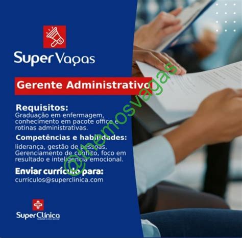 Gerente Administrativo São Luís Ma 01 Vagas Themos Vagas