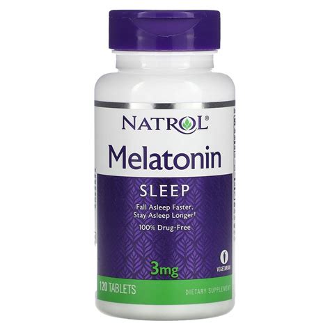 Natrol Melatonina 3 Mg 120 Tabletek 15842930396 Allegro Pl