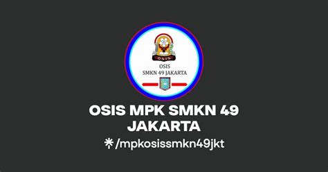 Osis Mpk Smkn Jakarta Instagram Tiktok Linktree