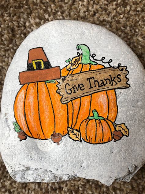 22 Thanksgiving Rock Painting Ideas You Will Love I Love Painted Rocks