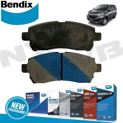 Bendix Brake Pads Front Set GCT For Toyota Avanza 2006 2021 DB1460