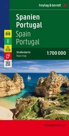 Wegenkaart Landkaart Spanje En Portugal Spanien Und Portugal