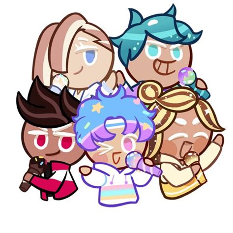 Twitter Cookie Run Cute Art Styles Dessert Illustration