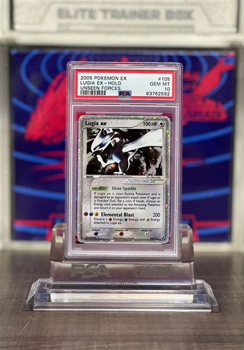 Pokemon Tcg Unseen Forces Lugia Ex Psa Hobbies Toys Toys