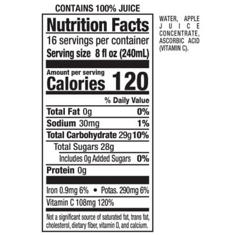 Motts® Original No Sugar Added 100 Apple Juice 1 Gal Food 4 Less