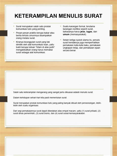 Keterampilan Menulis Surat Pdf Kajian Bahasa Asing