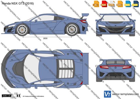 Templates Cars Honda Honda Nsx Gt3