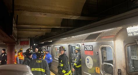 Two subway trains derailment following collision in New York subway ...