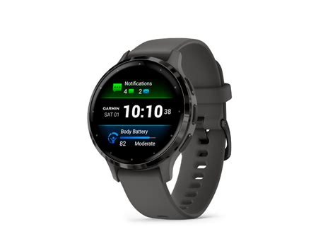 GARMIN Venu 3S Smartwatch Pebble Gray Slate Gray 497 50