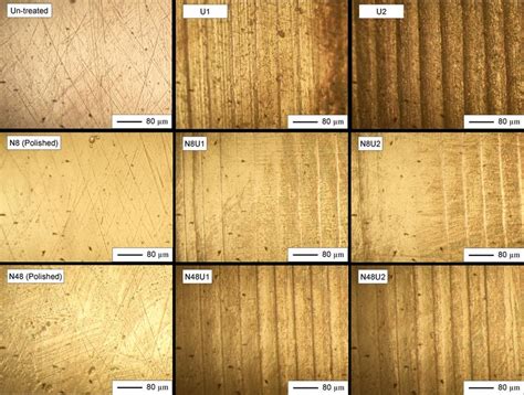 The Surface Morphology Of Specimens Before And After Unsm Download