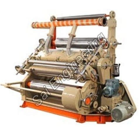 Fingerless Type Single Facer Paper Corrugation Machine By Sai