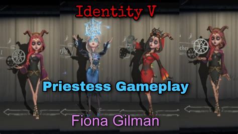 Priestess Fiona Gilman Gameplay Identity V Youtube