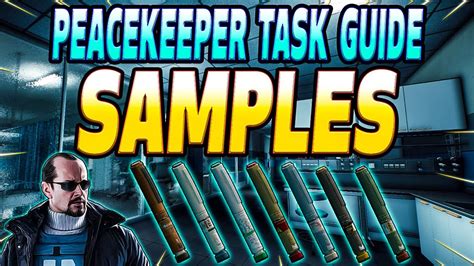 Samples Peacekeeper Task Guide Escape From Tarkov YouTube