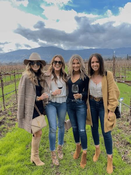 Fall Outfits For Winery Wineries Outfit Napa Outfit Girls Weekend