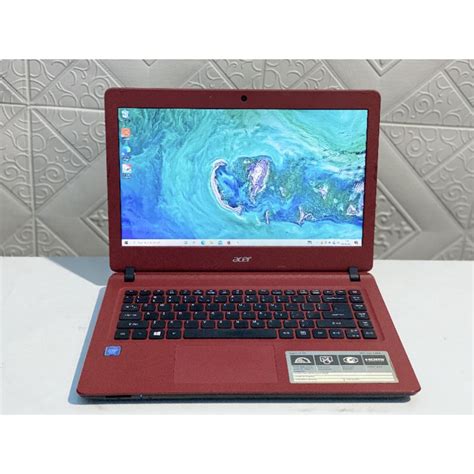 Jual Laptop Acer Es1 432 Merah Intel N3350 Ram 4 GB SSD 256 GB Shopee