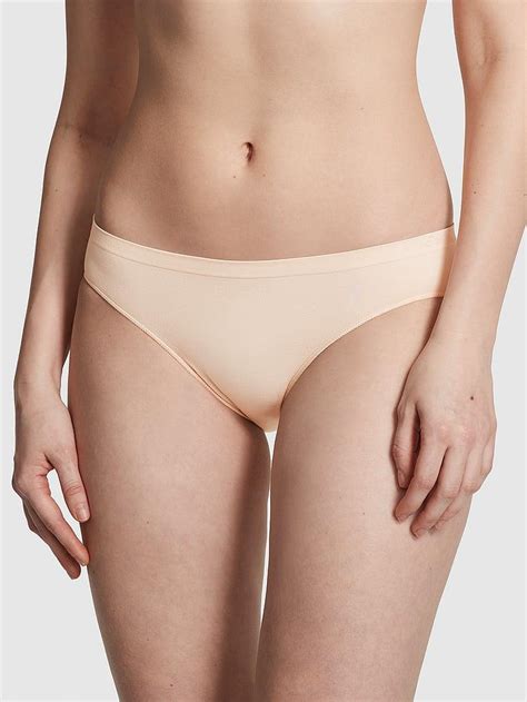 Seamless Bikini Külot Bej Victoria s Secret Pink
