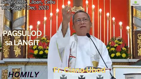 Fr Ciano Ubod Homily Dili Ang Tanan Nga Nagsangpit Sa Ginoo