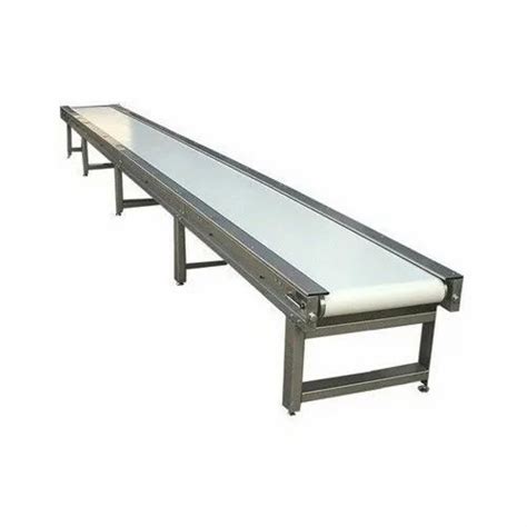 Aryan Technologies Stainless Steel Flat Belt Conveyor For Material