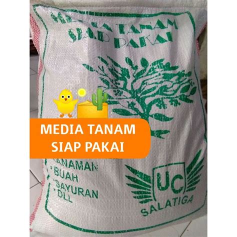 Jual Media Tanam Kompos Siap Pakai Bunga Buah Sukulen Kaktus Campuran